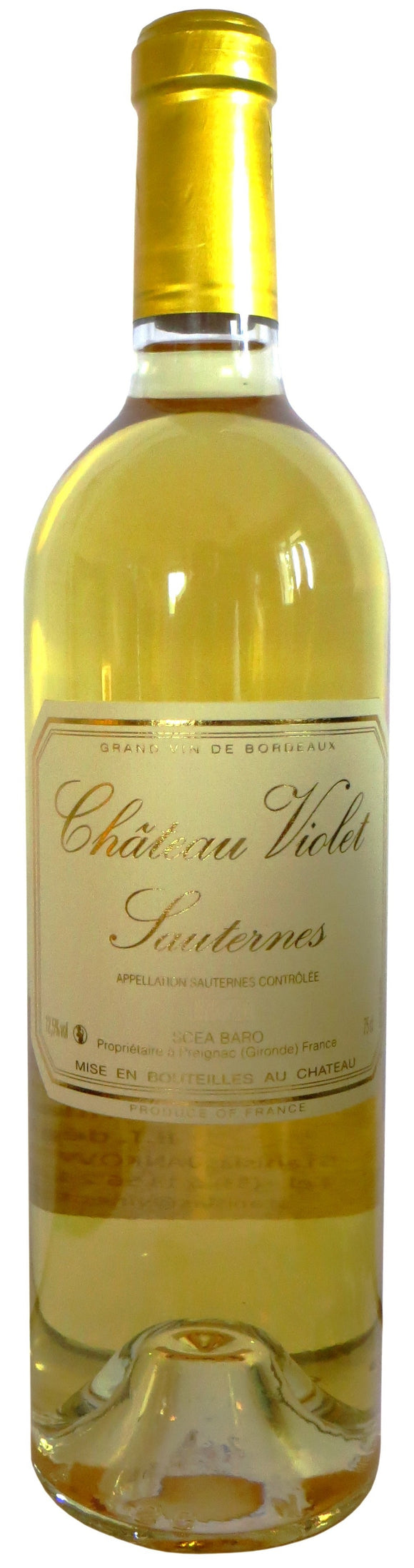 Chateau Violet Sauternes (half bottle) 2016